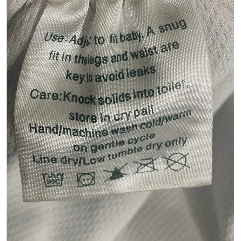 Lot of 2 - Baby Goal Reusable Eco-Friendly‎ Adjustable Size Cloth Diaper Cover